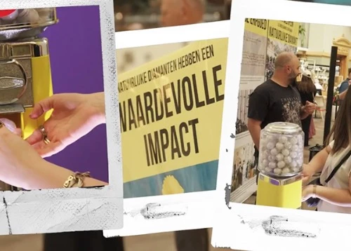 Cheeky marketing stunt heats up diamond debate