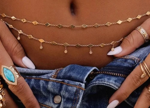The Diamond Body Chain Is the Ultimate Summer Accessory