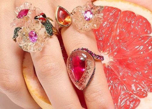 Anabela Chan's Fruit Gems™ Turn Food Waste Into Fine Jewellery