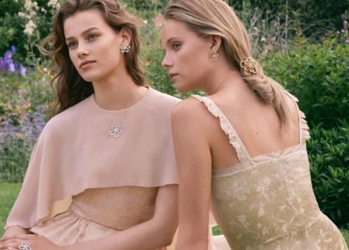 Van Cleef & Arpels' Flowerlace collection blends nature with couture inspiration