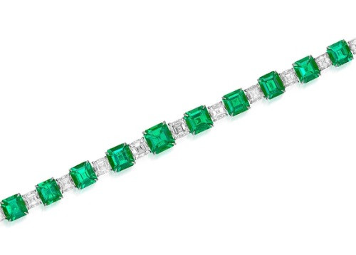 Emerald and Diamond Bracelet Shines at Phillips Auction