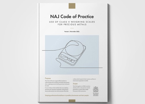 NAJ updates Code of Practice to aid weighing precious metals