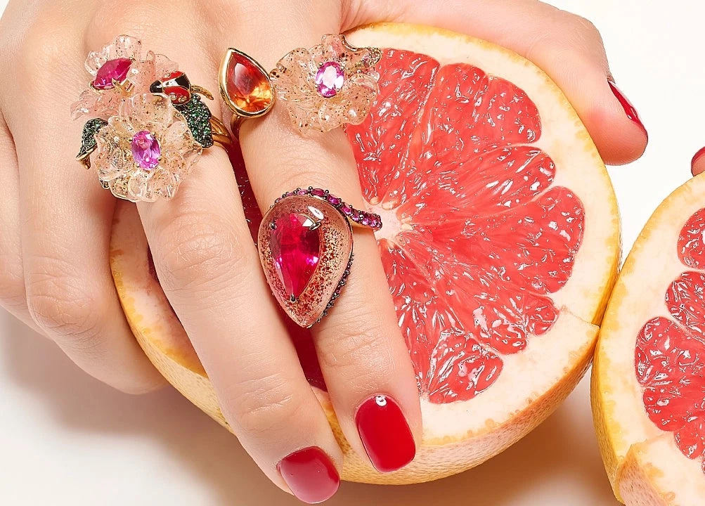 Anabela Chan’s Fruit Gems™ Turn Food Waste Into Fine Jewellery