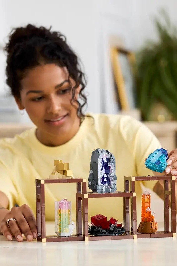 Go behind the scenes with the LEGO design team and see how the minerals were selected.